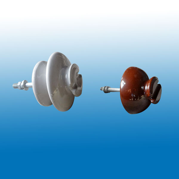 High voltage pin type porcelain insulator